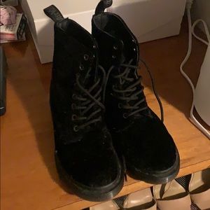 Velvet Dr. Martens